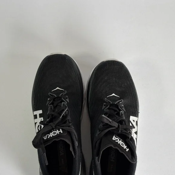 Hoka Black and White Men's Running Sneakers - Picture 11 of 11